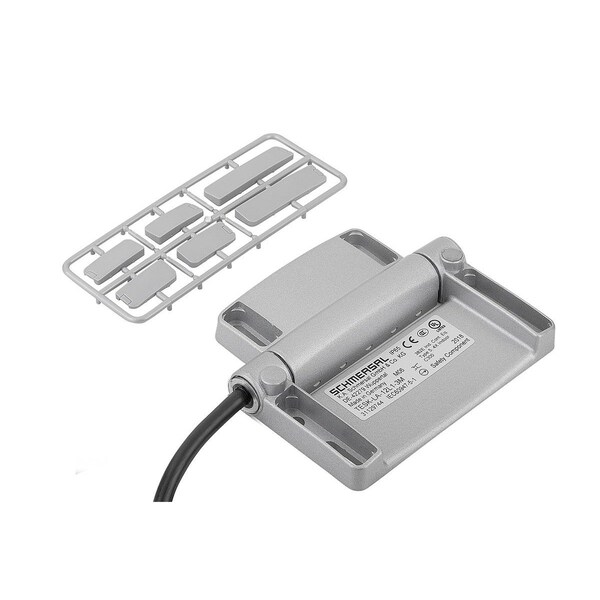 Kipp Safety Hinge Switch 98X116, Form:B, Zinc, Long Version, Comp:Plastic, Mounting, , 1C / 2O K1501.981161121 - main